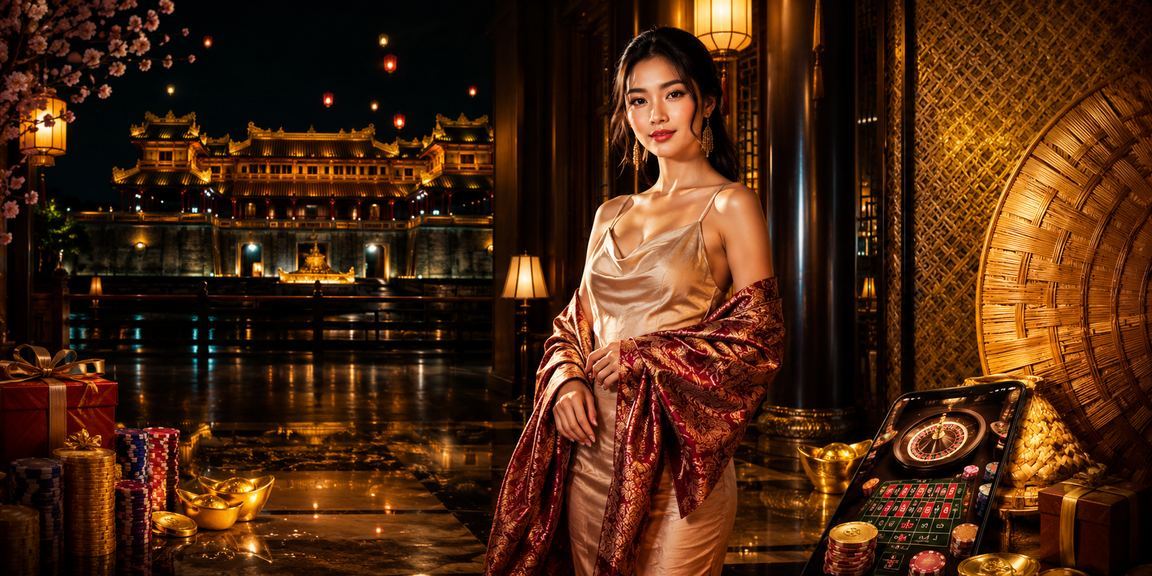 Người dùng tại Huế tra cứu hướng dẫn cá cược casino với chiếc nón lá đặc trưng